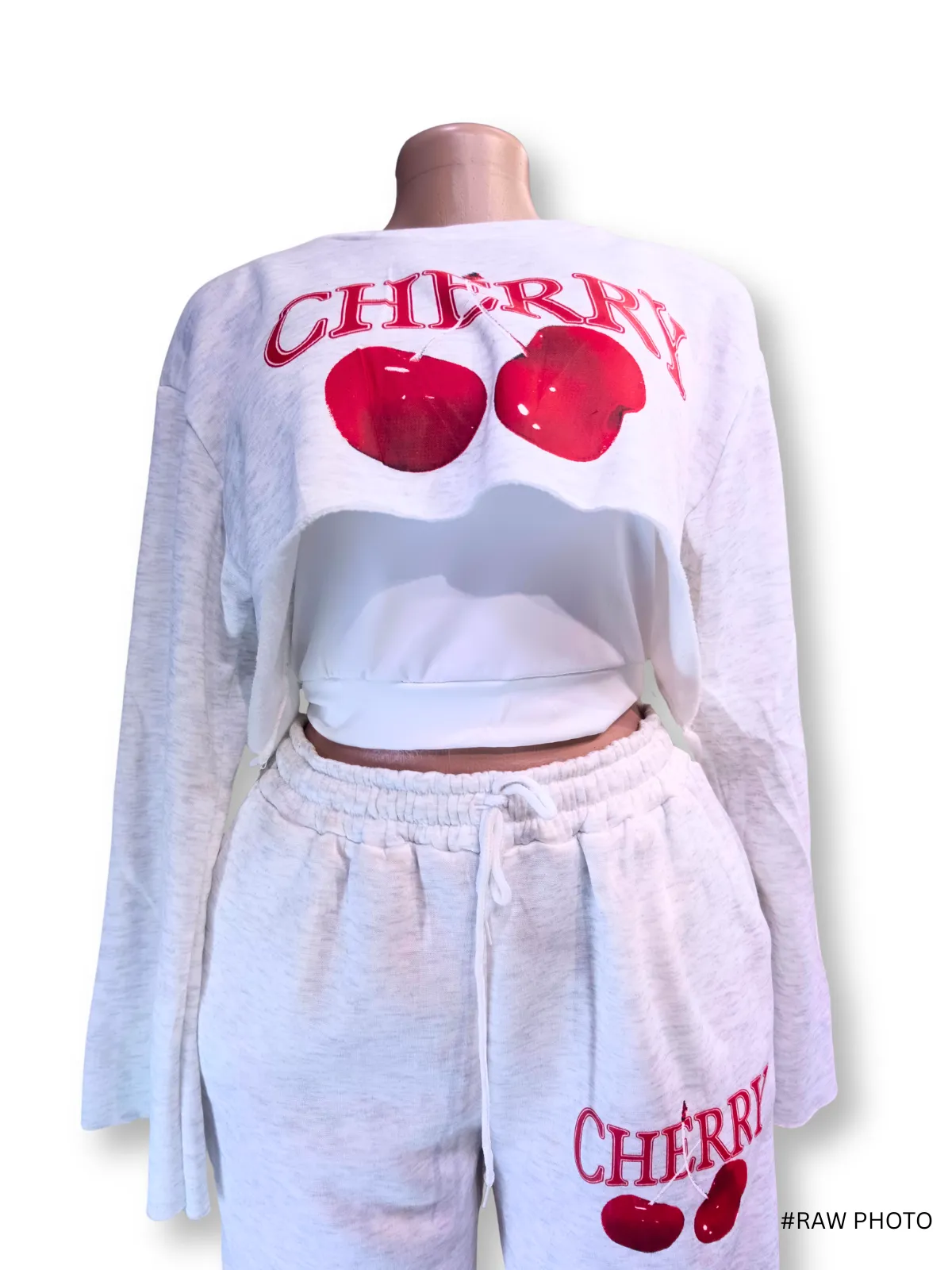 Cherry Print Casual Set